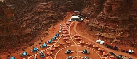 Overnatningsstedets område