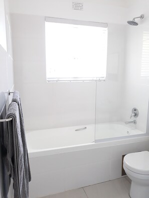 Apartamento, 2 quartos | Banheiro | Chuveiro 