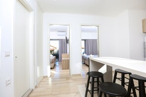 Family Apartment, 2 Bedrooms | Blackout drapes, iron/ironing board, free cribs/infant beds, free WiFi - Passas Mare Apartments & Studios (Corfu)