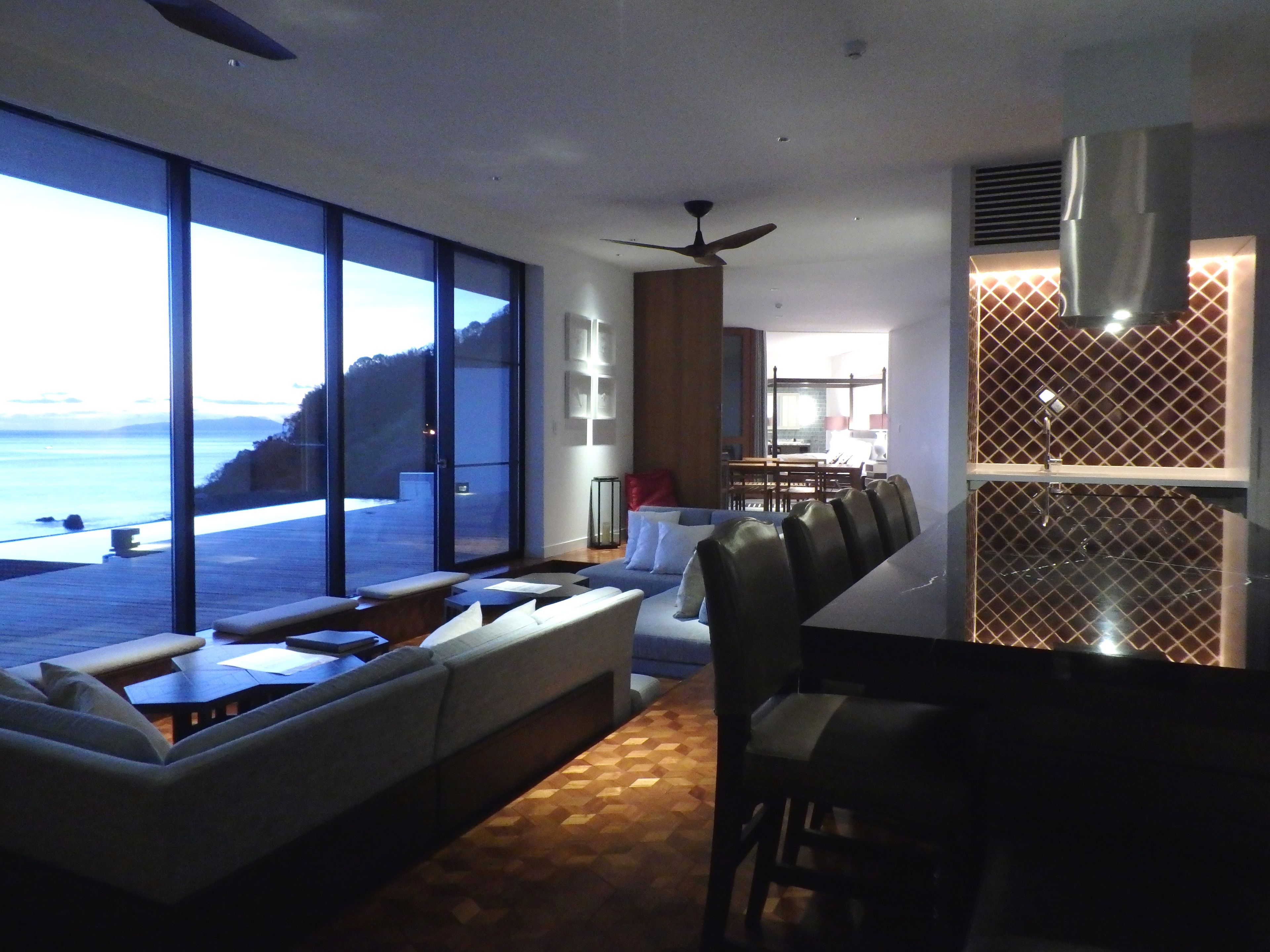 royal villa, 2 bedrooms, private pool, ocean view | in-room dining