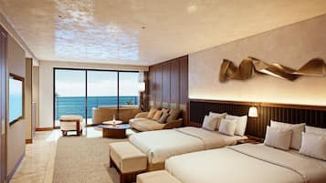Minibar (free items), in-room safe, blackout drapes, soundproofing