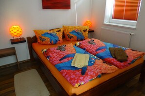 1 bedroom, bed sheets - Apartment 1 - Ück - Rolletschke Andreas (Ückeritz)