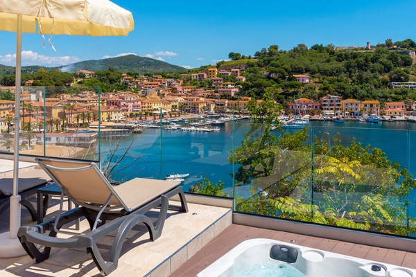 Suite, bain à remous | Bain à remous privé