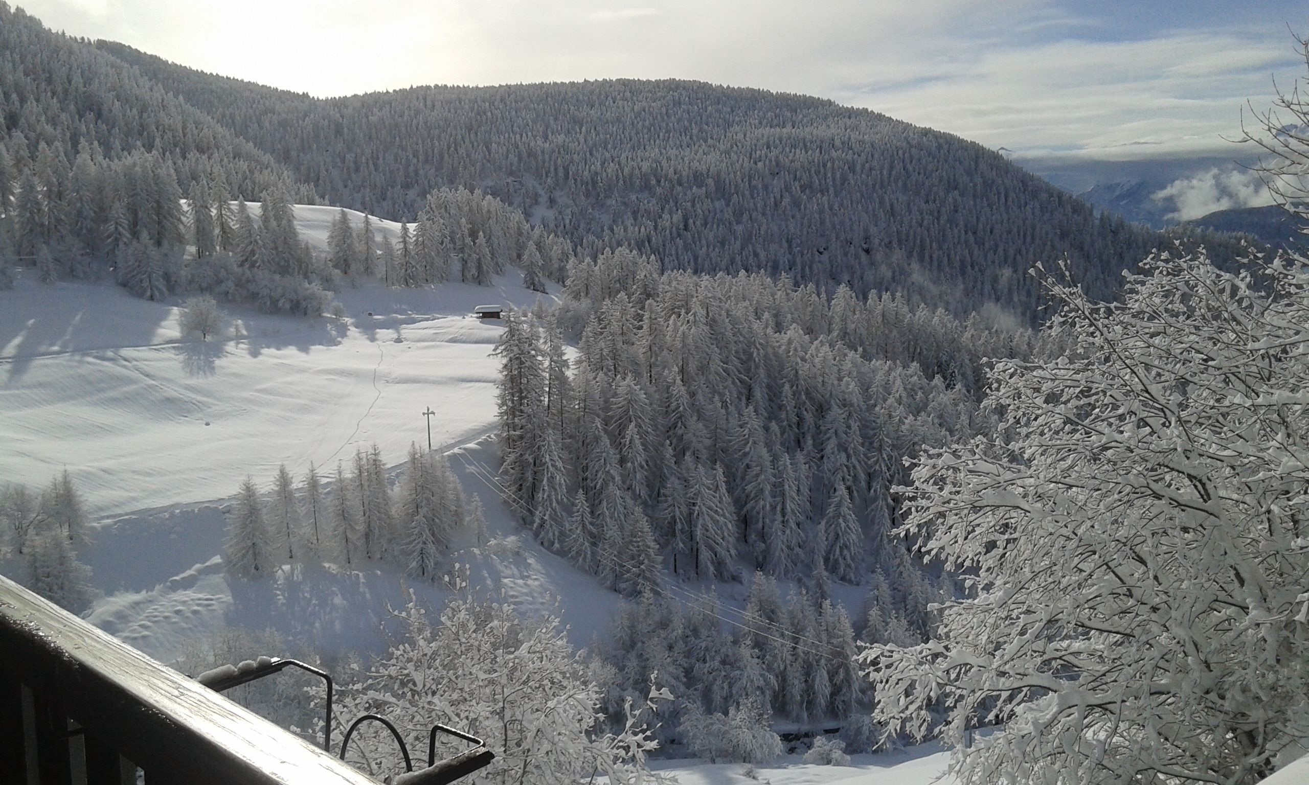 Blick auf die Berge