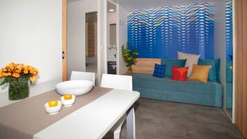 Panoramic-Bungalow, 1 Schlafzimmer | Wohnbereich