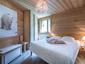 2 bedrooms, bed sheets - Cozy apartment, ski-in, fireplace, pets allowed (La Clusaz)
