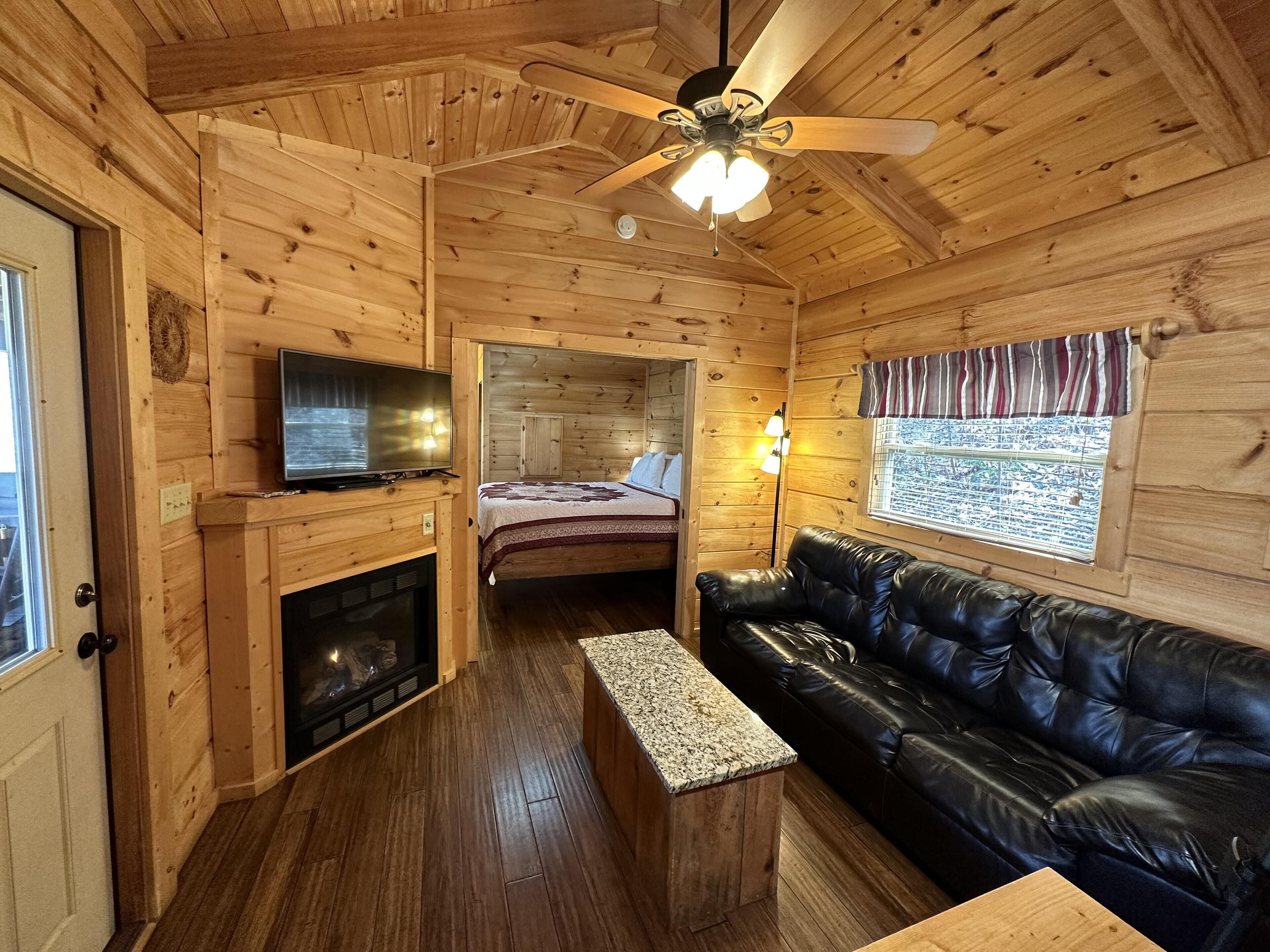 TV connectée, cheminée