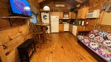 Smart TV y chimenea