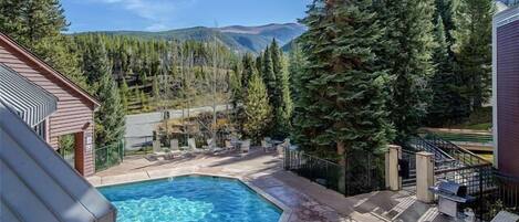 Indoor pool, a heated pool