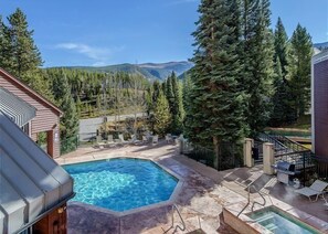 Indoor pool, a heated pool