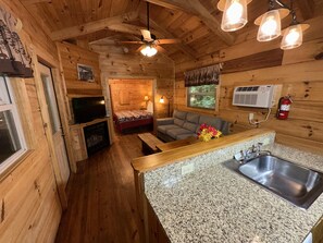 Interior - Cuddle Up and Relax - Hot Tub, Fireplace, View (Asheville)