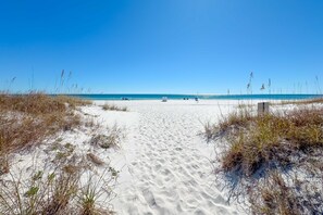 On the beach