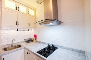 Private kitchenette - Minimalist Studio at Bassura City Apartment By Travelio (Jakarta)