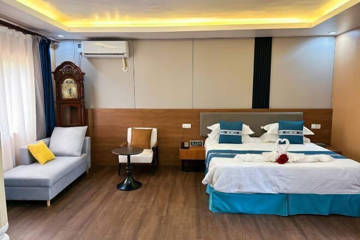 In-room safe, desk, blackout curtains, soundproofing