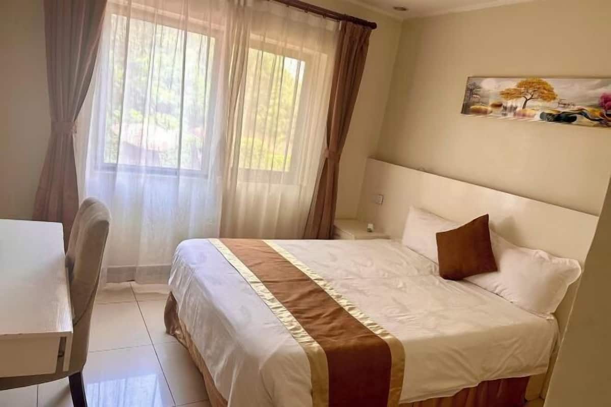In-room safe, desk, blackout curtains, soundproofing