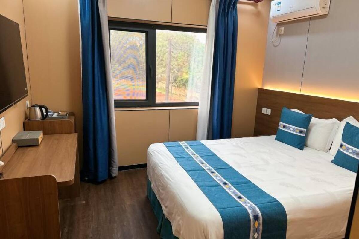 In-room safe, desk, blackout curtains, soundproofing