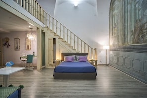 Suite Deluxe (Santa Brigida) | 1 chambre, draps en coton égyptien, literie de qualité supérieure