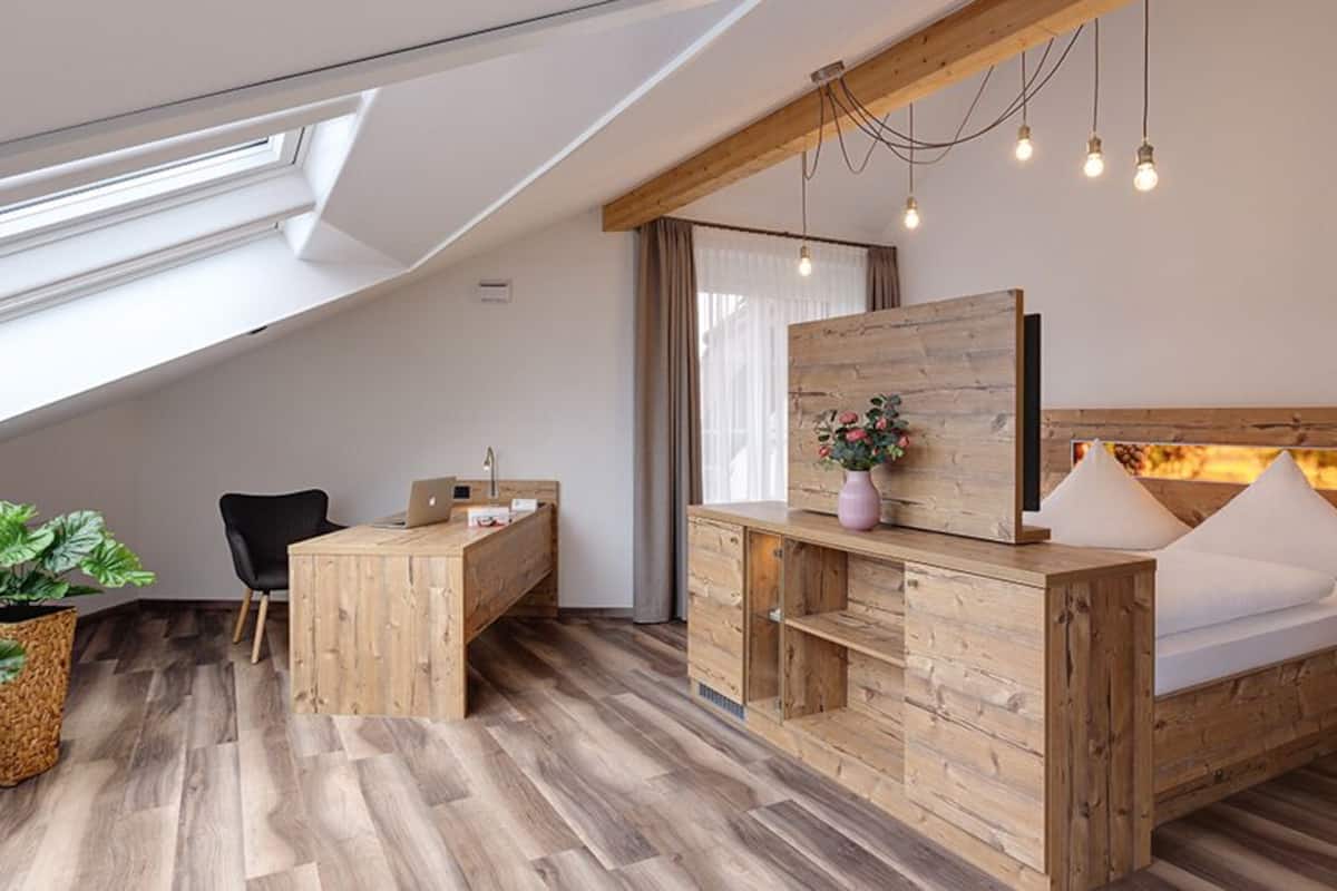 comfort double room | in-room safe, desk, blackout curtains, free wifi