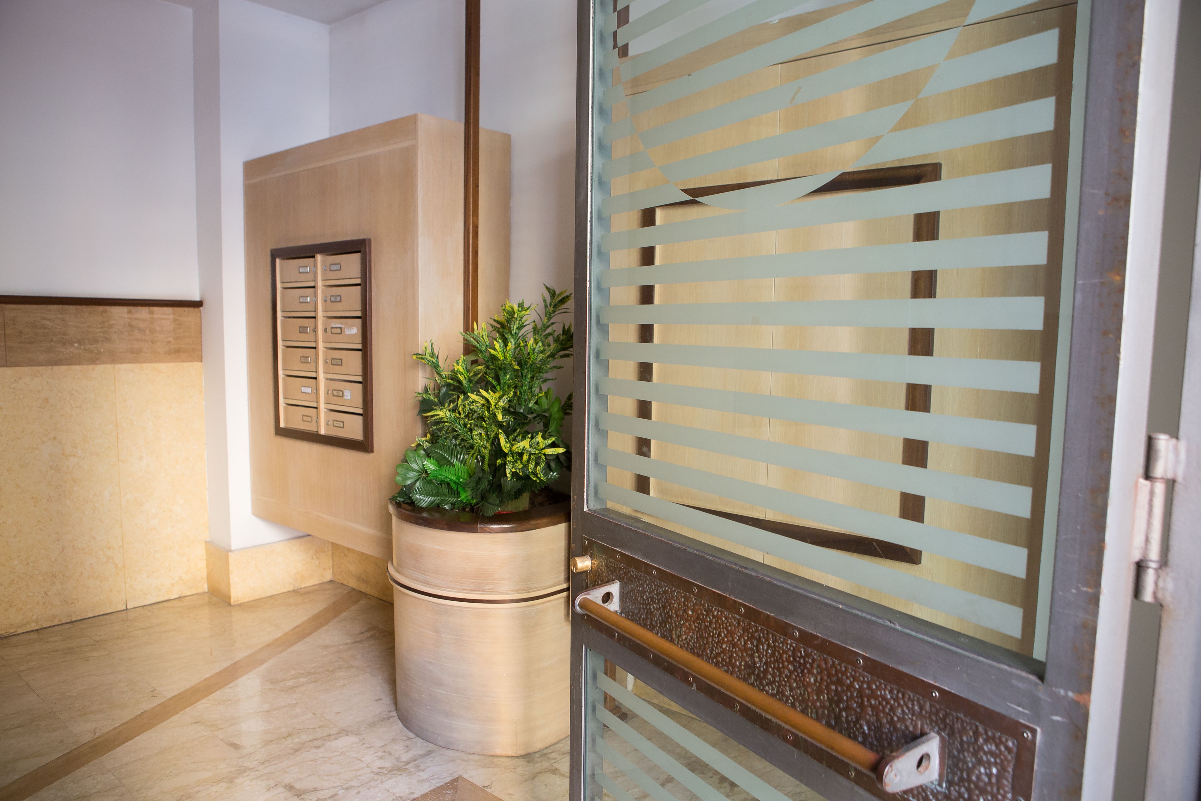 Entrée de l’hébergement