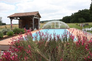Indoor pool, outdoor pool