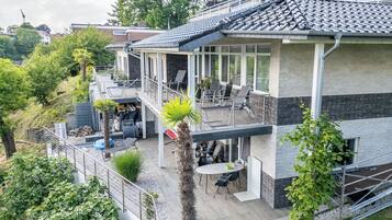 Fassade der Unterkunft