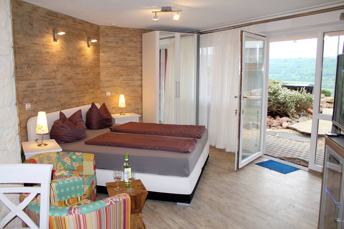 Premium bedding, desk, soundproofing, iron/ironing board