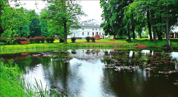 Blick auf den Garten