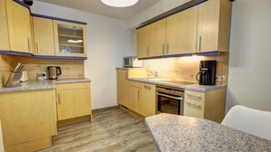 Private kitchen - Ferienwohnung Zum Halbmond (Lauenburg)