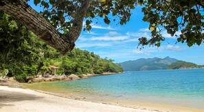 Vista a la playa o el mar