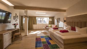 Ropa de cama hipoalergénica y minibar