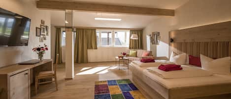 Ropa de cama hipoalergénica y minibar