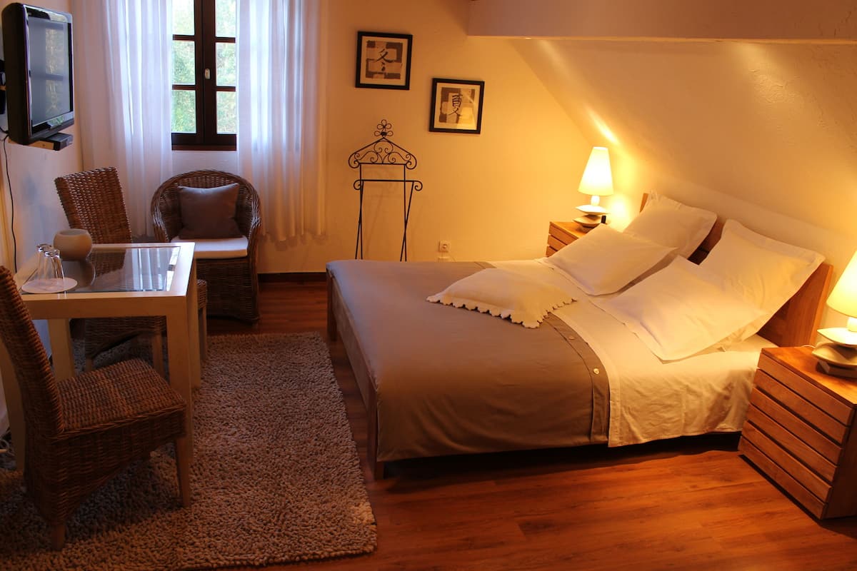 Deluxe kamer | Een laptopwerkplek, verduisterende gordijnen, gratis wifi, beddengoed