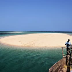 On the beach, white sand, snorkelling, sailing