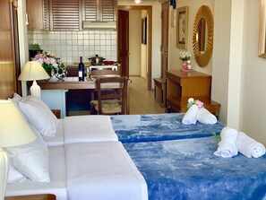 Living area - The Blue Apartments (Hersonissos)
