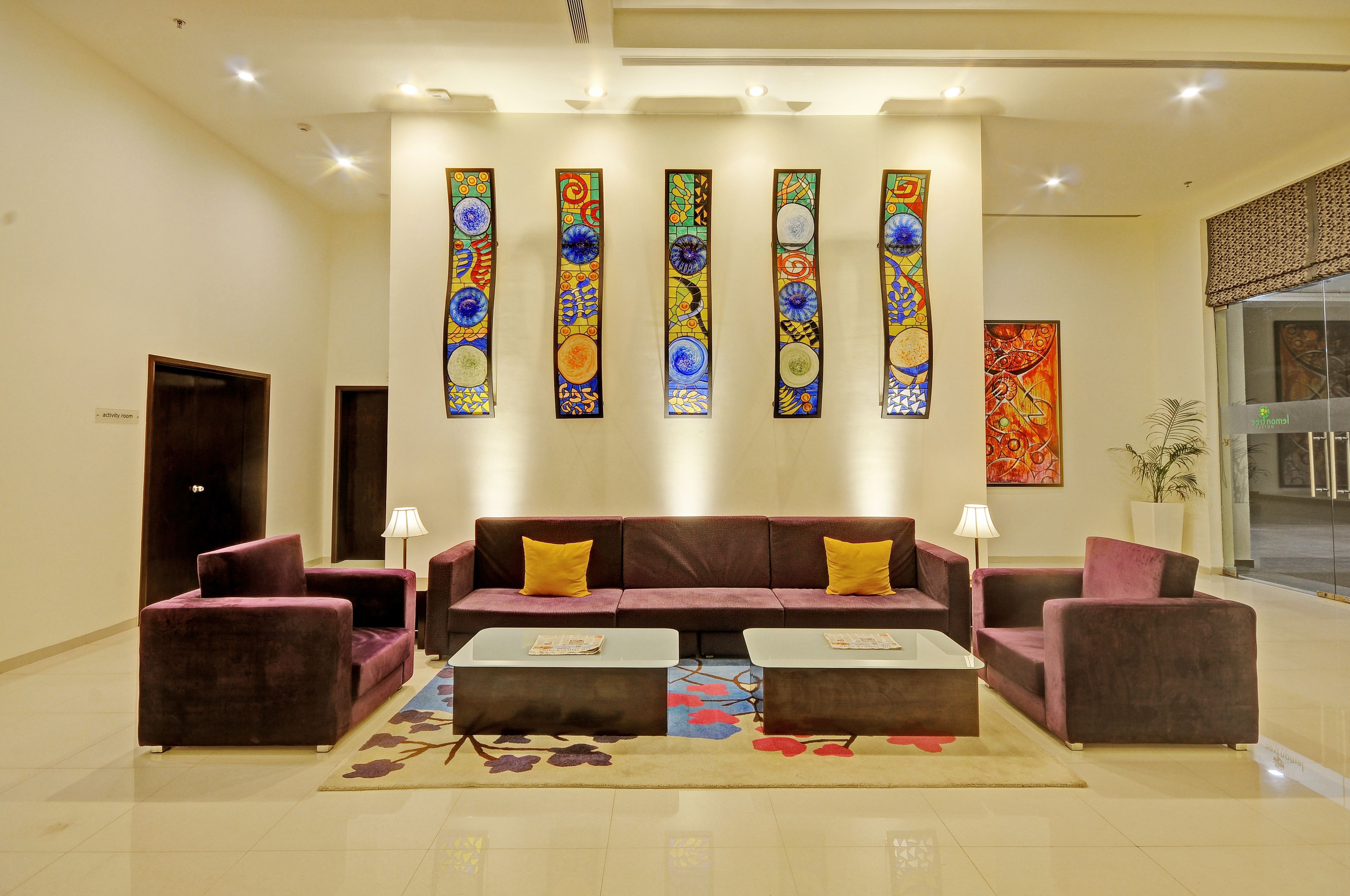 Sala de estar en el lobby