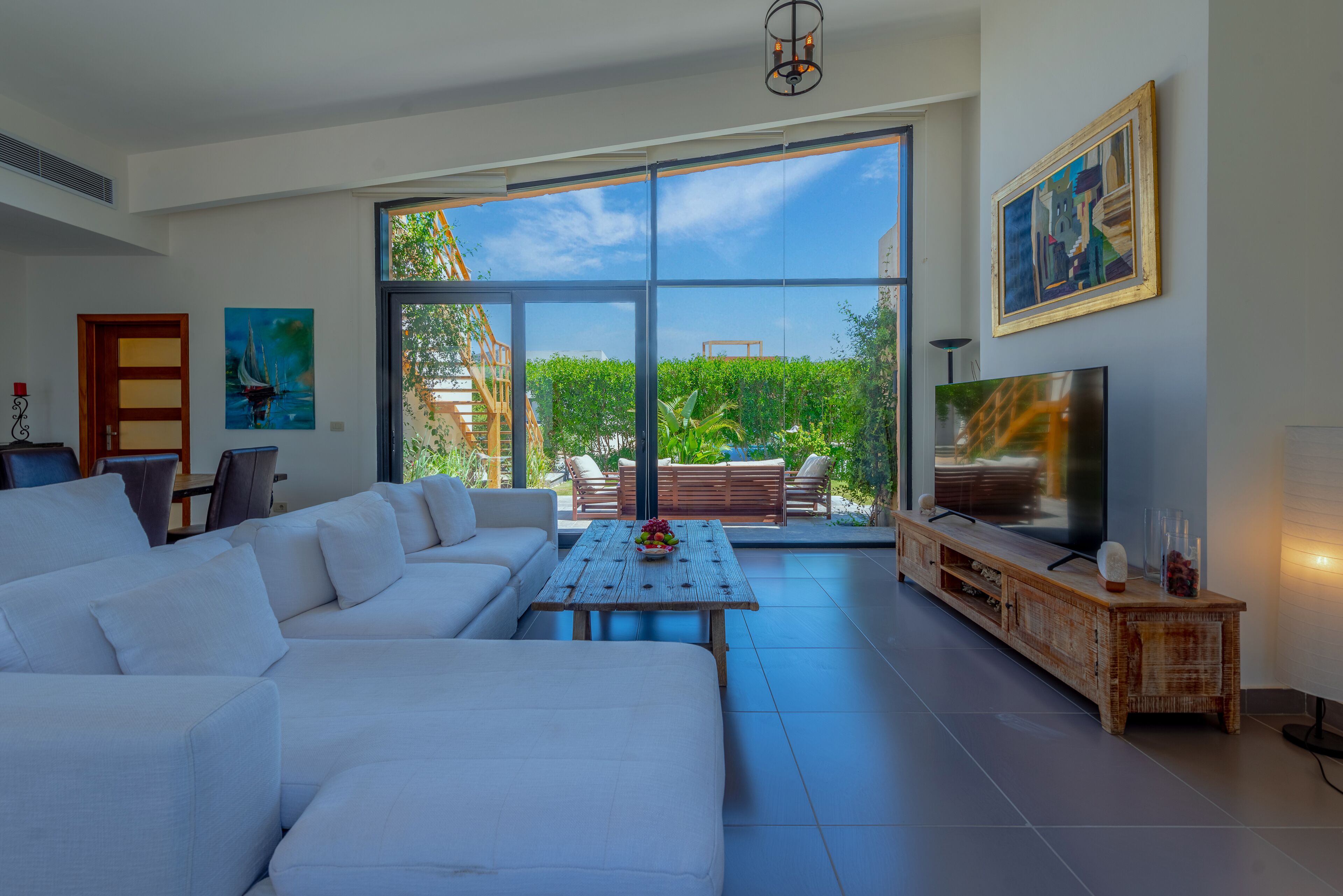 Luxury Villa | 1 yatak odası, Mısır pamuklu çarşaf takımı, kaliteli yatak takımı 