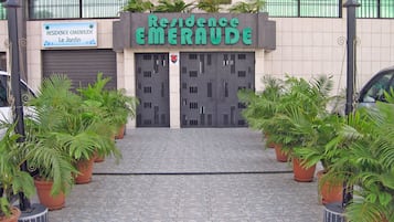 Entrée de l’hébergement