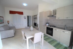 Apartment, Pool View, Ground Floor | Private kitchenette