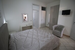 Apartment, Poolblick, Erdgeschoss | 1 Schlafzimmer, Bettwäsche