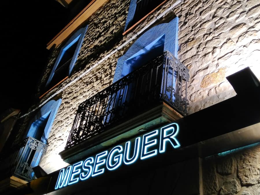 Front of property – evening/night