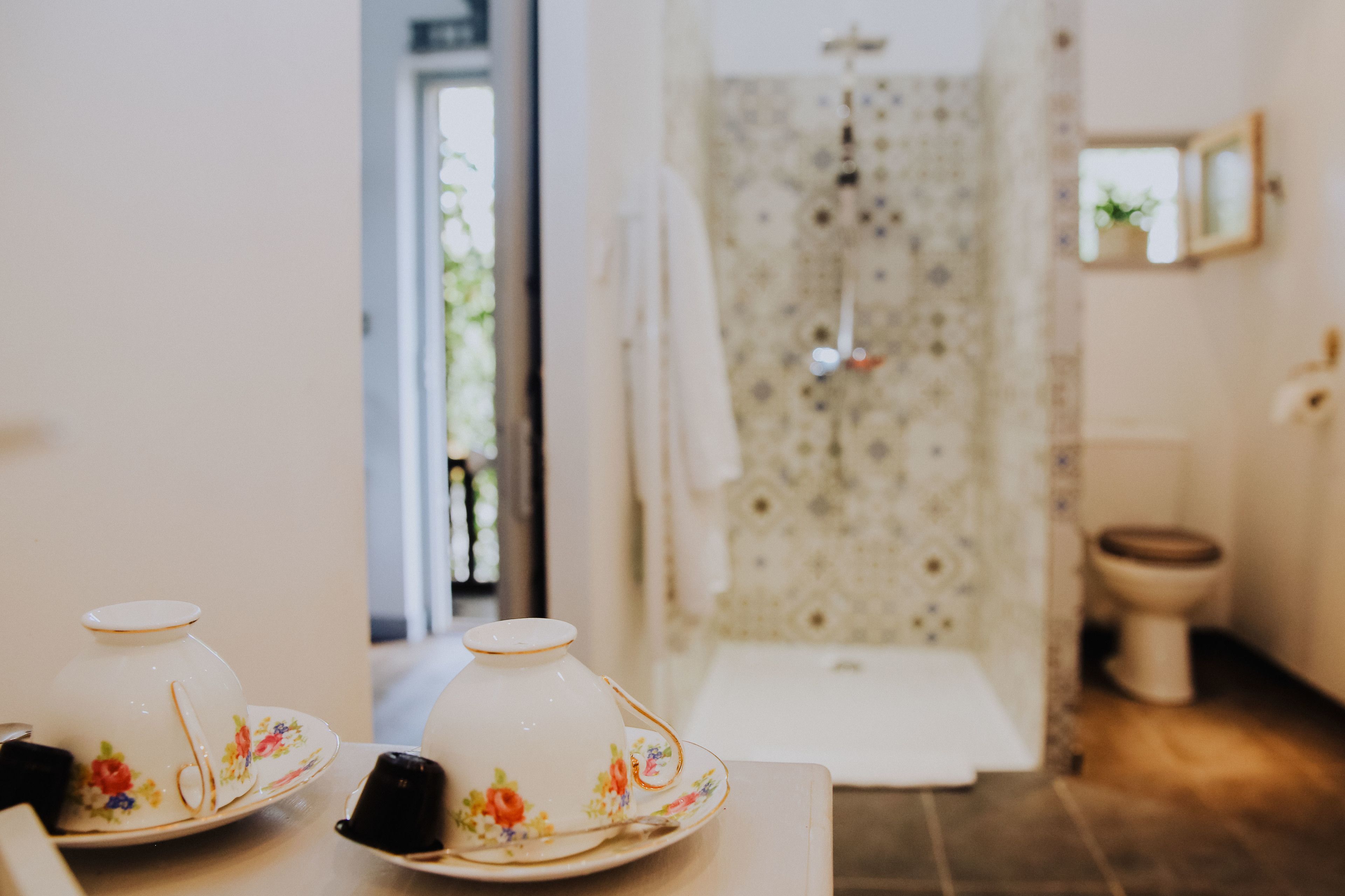 Double Room, Balcony (Hortense) | Bathroom | Free toiletries, hair dryer, bathrobes, towels