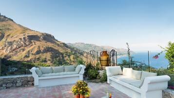 Blick von der Unterkunft