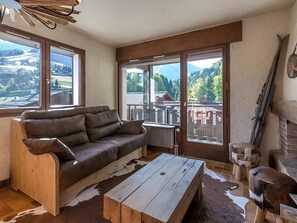 TV, fireplace - 3*** Studio by slopes, fireplace, pets allowed, garage (La Clusaz)