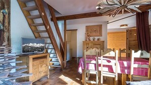Interior - 3*** Studio by slopes, fireplace, pets allowed, garage (La Clusaz)
