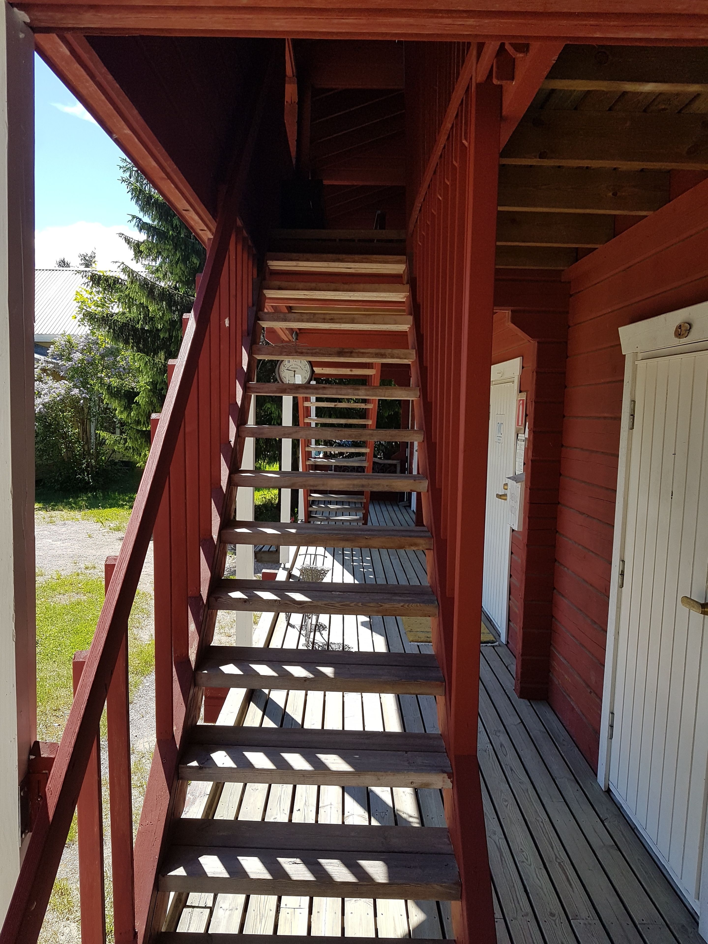 Majoituspaikan julkisivu