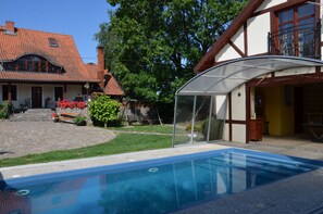 Seasonal outdoor pool - Dworek Mazurski Lizer (Pozezdrze)