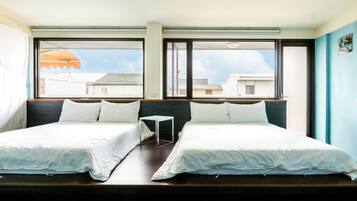 Family Quadruple Room, Balcony | 1 bedroom, premium bedding, desk, blackout drapes