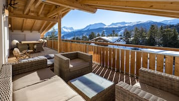 Deluxe-penthouselejlighed (Suite) | Udsigt fra balkon