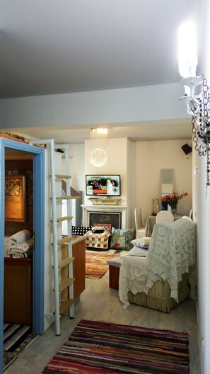 Apartment, 1 Bedroom | Living area - Hospitality & Traditional Food in Peloponnese (Corinth)