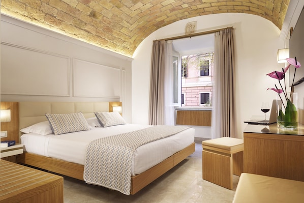 Premium bedding, minibar, in-room safe, desk